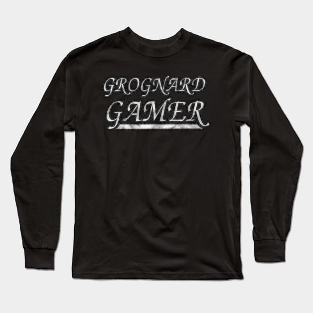 Grognard Gamer Long Sleeve T-Shirt by SolarCross